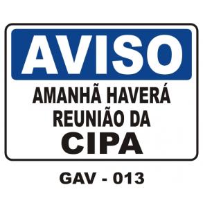 PLACAS DE AVISO