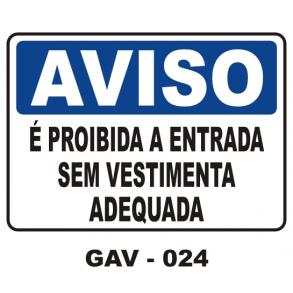 PLACAS DE AVISO
