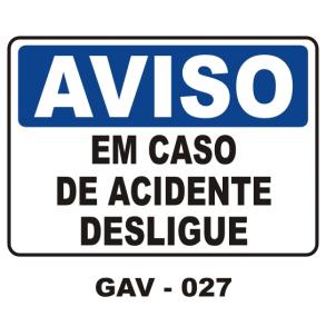 PLACAS DE AVISO