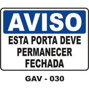 PLACAS DE AVISO