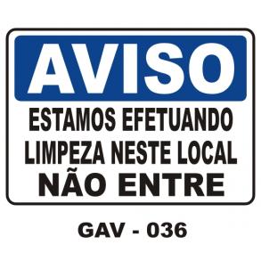 PLACAS DE AVISO