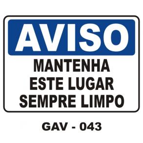 PLACAS DE AVISO