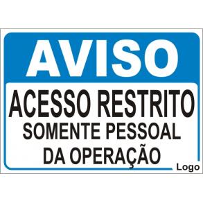 PLACAS DE AVISO