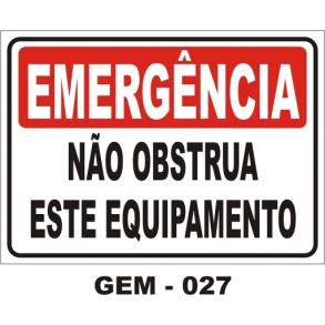 EMERG&Ecirc;NCIA