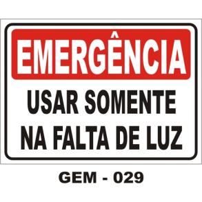 EMERG&Ecirc;NCIA