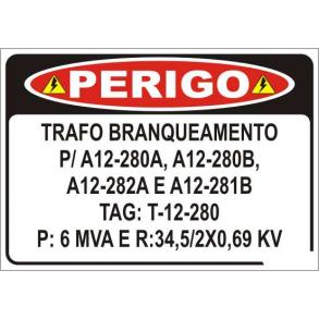 PLACAS P/ TRAFO