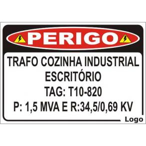 PLACAS P/ TRAFO