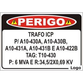 PLACAS P/ TRAFO