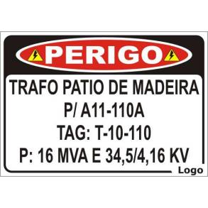 PLACAS P/ TRAFO