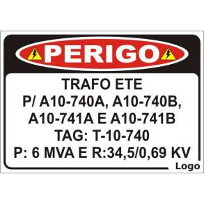 PLACAS P/ TRAFO