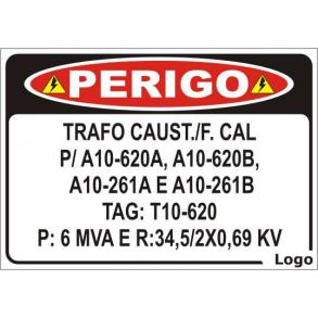 PLACAS P/ TRAFO