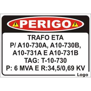 PLACAS P/ TRAFO