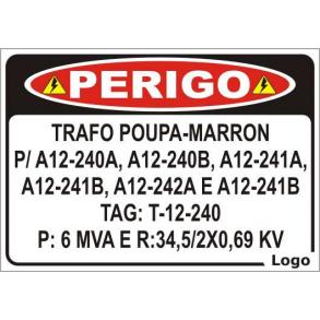 PLACAS P/ TRAFO