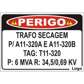 PLACAS P/ TRAFO