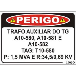 PLACAS P/ TRAFO